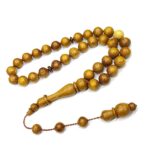 Venge Ağacı Malzeme Sistemli İmame Halkalı 10-10mm Küre Model Tesbih