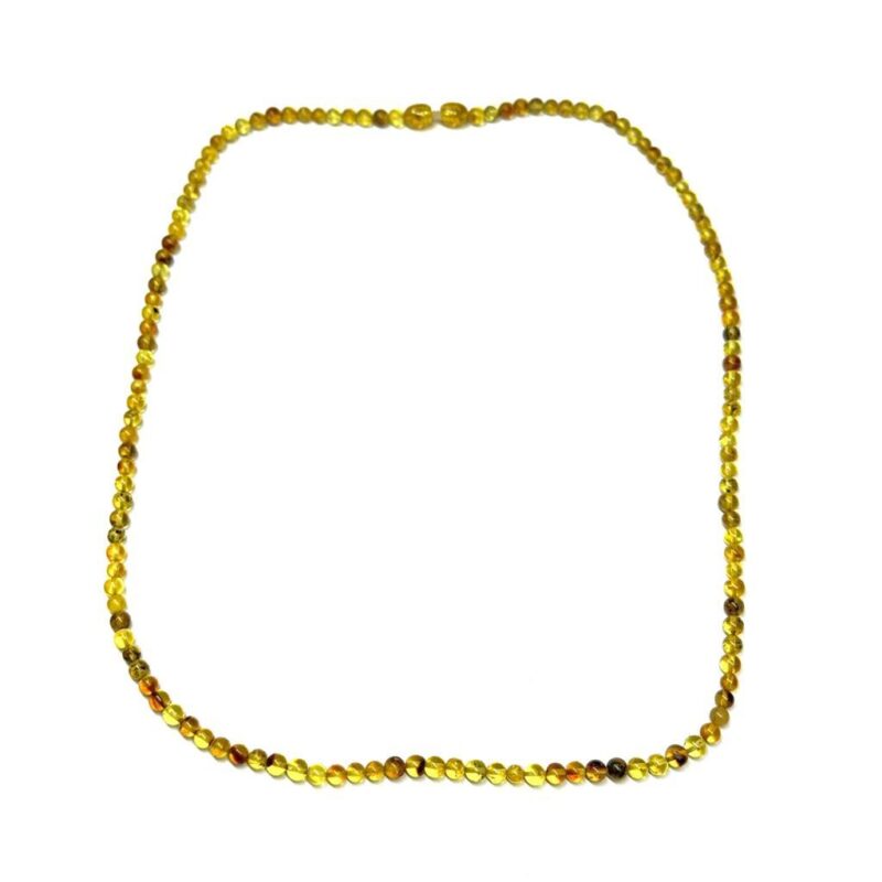 Orijinal Damla Kehribar Yetişkin Kolye 60cm (klipsli) - Görsel 2