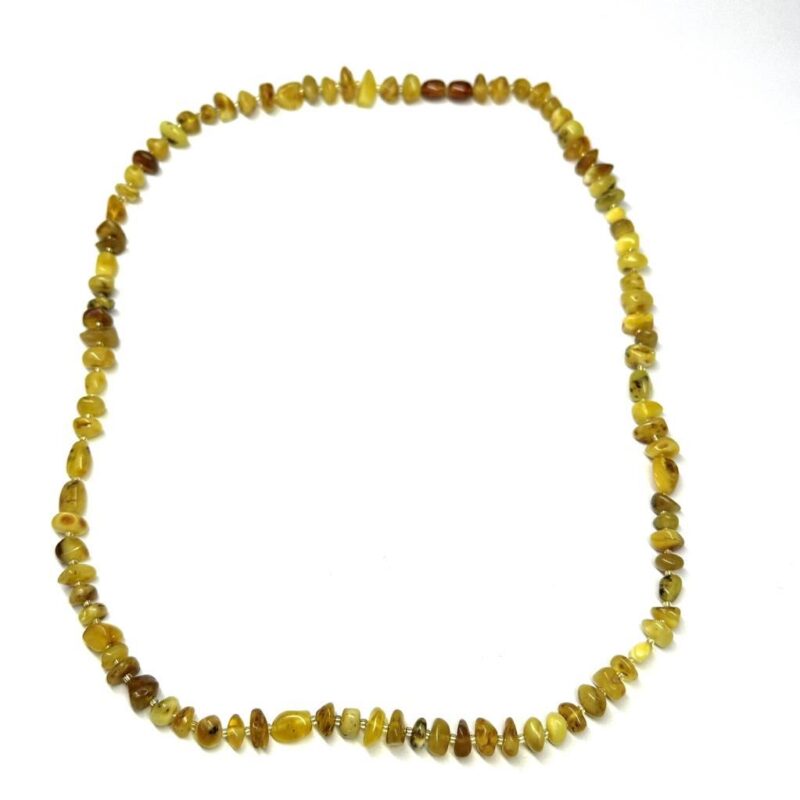 Orijinal Damla Kehribar Yetişkin Kolye 65cm (klipsli) - Görsel 2
